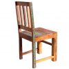Krzesło JAKARTA z litego drewna wykonane z recyklingu