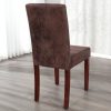 Krzesło tapicerowane z obiciem z eko skóry Genua Vintage