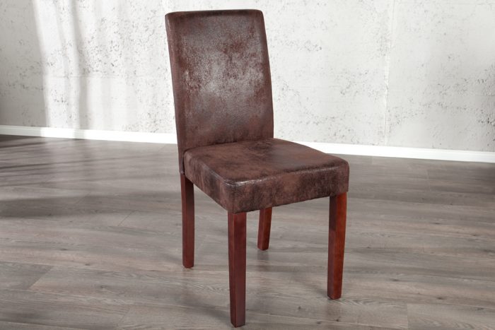 Krzesło GENUA kolonialne brązowe drewno