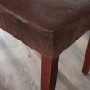 Krzesło tapicerowane z obiciem z eko skóry Genua Vintage