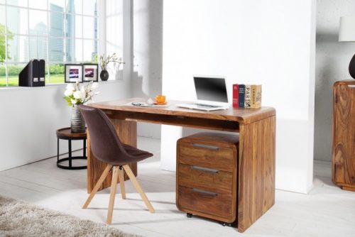 Ekskluzywne biurko z drewna Cube 150 cm