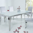 Stół MODERN BAROQUE 180 cm biały blat ze szkła opalowego