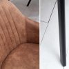 Krzesło LUCCA vintage brązowe