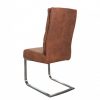 Krzesło COMFORT vintage brązowe na płozach