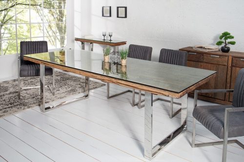 Masywny stół BARRACUDA 240cm drewno tekowe