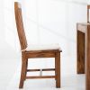 Krzesło MAKASSAR Sheesham drewniane z wysokim oparciem