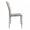 Ekskluzywne krzesło tapicerowane Milano szary