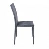 Ekskluzywne krzesło tapicerowane Milano ciemny szary