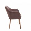 Krzesło SUPREME vintage brown lite drewno