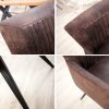 Krzesło ROADSTER tapicerowane antyczny brąz retro