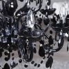 Żyrandol Royal Nowoczesny kryształowy 15 ramienny czarny