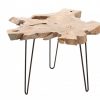 Ekskluzywny stolik z drewna tekowego WILD 60cm