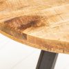 Okrągły stół IRON CRAFT  drewno mango 80cm
