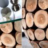 Stolik kawowy PURE NATURE 70cm z drewna tekowego