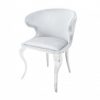 Krzesło MODERN BAROCK II szare aksamit glamour