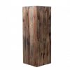 Rustykalna kolumna dekoracyjna 75 cm drewno akacjowe