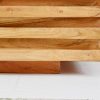 Masywna komoda pod TV RELIEF 150cm drewno akacjowe