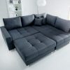 Nowoczesna sofa narożna KENT 220cm w kolorze antracytowym