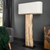 Naturalna lampa podłogowa ORGANIC LIVING 147 cm drewno orzechowe