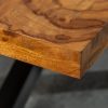 Masywny stół przemysłowy GALAXIE 180 cm drewno Sheesham