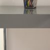 Eleganckie biurko GREY DESK 120 cm wysoki połysk ciemnoszare