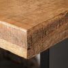 Masywny stół barowy IRON CRAFT 120 cm drewno mango