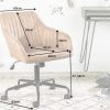 Krzesło biurowe TURIN jasnobrązowe