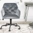 Krzesło biurowe DUTCH COMFORT szary aksamit