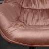 Krzesło retro DUTCH ciemnoróżowe aksamit