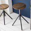 Naturalny Taboret / stołek FACTORY akacja styl przemysłowy