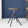 Naturalny Taboret / stołek FACTORY akacja styl przemysłowy