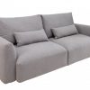 Nowoczesna sofa 3-osobowa HAMPTON 240cm jasnoszara 3-osobowa wraz z poduszkami