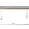 Stół SCORPION 160 cm akacja brązowa