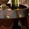 Naturalny stojak na wino BODEGA 60 cm styl Shabby