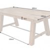 Stół FINCA 200cm drewno przemysłowy