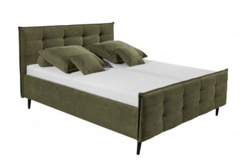 Łóżko SEATTLE 160x200cm oliwkowe sypialnia