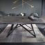 Masywny rozkładany stół do jadalni ATLAS 180-220-260cm blat grafitowy