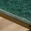 Elegancki stolik kawowy DIAMOND 69cm w kolorze zielonego marmuru