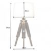 Industrialna lampa stołowa TRIPOD 59cm
