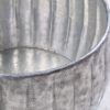 Ręcznie wykonany stolik boczny MARRAKESCH 42cm srebrny