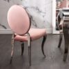 krzesło MODERN BAROQUE ciemnoróżowy aksamit