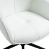 Krzesło biurowe EUPHORIA białe regulowane