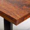 Industrialny stół do jadalni IRON CRAFT 160cm drewno Sheesham