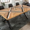 Industrialny stół do jadalni LONG ISLAND 200cm drewno mango