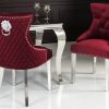 Eleganckie krzesło CASTLE Chesterfield aksamit
