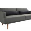 Sofa 3-osobowa STUDIO 210cm ciemnoszara z funkcją spania