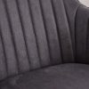 Krzesło obrotowe LIVORNO vintage szare
