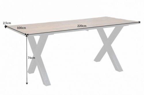 Solidny stół BARRACUDA 220cm do jadalni