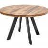 Stół IRON CRAFT 120 cm okrągły z drewna mango