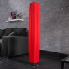Lampa podłogowa PARIS 120 cm czerwona plisowana
